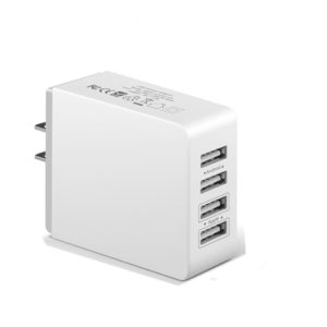 LJideals-Desktop USB Power Charger 30W 5V 6A Universal 4 Ports USB Charger Adapter For iPhone 5 Galaxy S4 Note 2 3