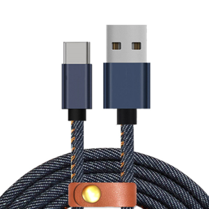 LJideals-Andriod USB Cable Flat braided Type-C Data Cord for iPhone with 12 Months Warranty
