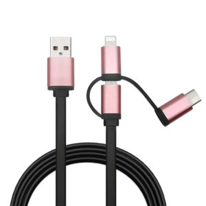 LJideals - Type C USB Multi 3 in 1 Cable Multiple USB Charging Cord