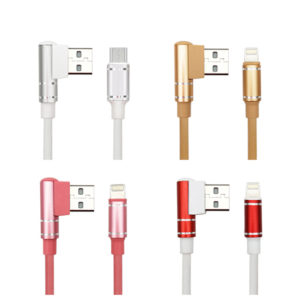 LJideals - iPhone x8 Lighting USB cable Angle Shape