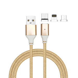 LJideals-Mobile Phone Spare Parts Multiple 3-in-1 USB Charging Magnetic USB Data Cable for iPhone