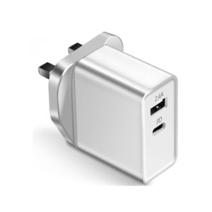 LJideals-USB C Wall Charger Dual Port Charger Type C 15w-30W 2-Port Travel Adapter