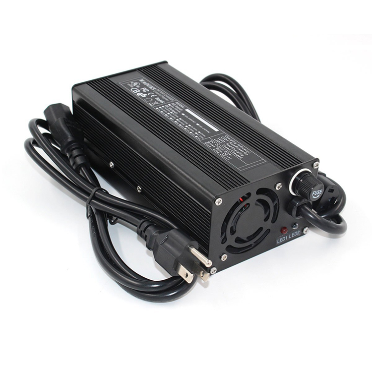 LJideals-Lead Acid Battery Charger 48V 2A 3A 4A 5A For Electric Bike Bicycle Scooters DC100-240V Output 55.2V