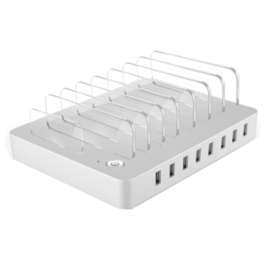 LJideals-Office,hospital charger station 8 port USB power adapter desktop charging hub for phone and USB devices.