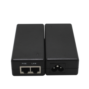 LJideals-48V 0.5A Wall Plug Desktop POE Injector Ethernet Adapter IP Phone/Camera Power Supply 24W